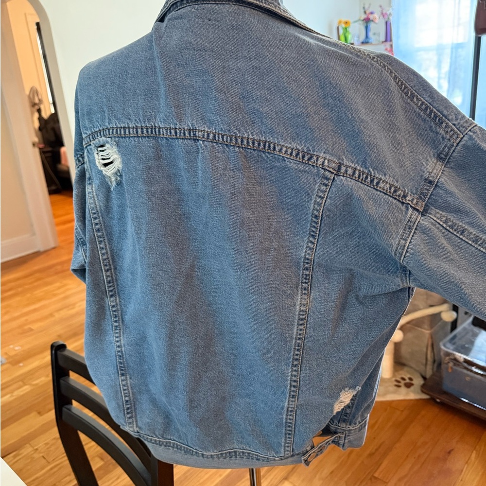 Denim Distressed Jacket - Picture 5 of 6